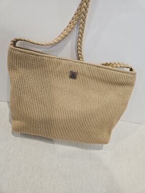 Lina Woven Boho Crossbody Bag in Tan
